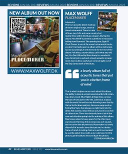Max Wolff Blues Matters Placemaker review